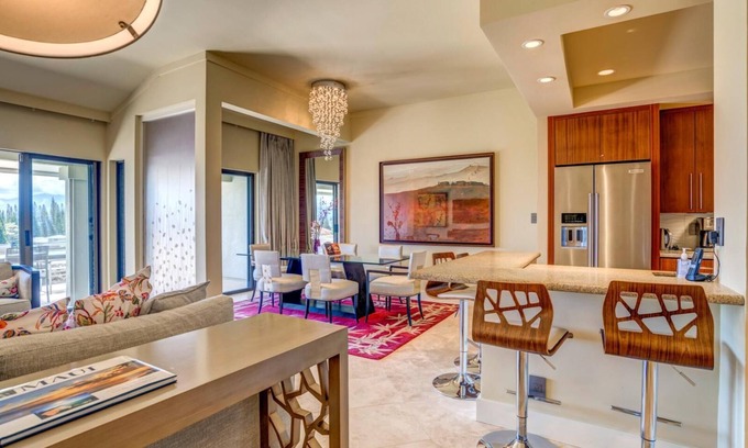 Kapalua Condo | K B M Resorts: Kapalua Golf Villa Kgv-23p2, Breathtaking Fully Remodeled Luxurious 2 Bedrooms, Includes Rental Car!