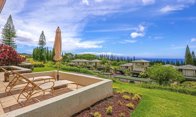 Kapalua Apartment | K B M Resorts: Kapalua Golf Villa Kgv-24p7, Beautiful Remodeled Spacious 2 Bedrooms With Ocean + Golf Views, Beach Amenities, Includes Rental Car!