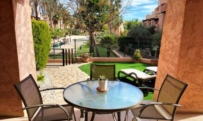 Vera Beach Apartment | La Kasbah - Bajo con jardín - Urbanización privada - Ground floor with garden - Private urbanization