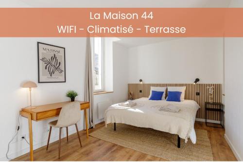 Montelimar Apartment | La Maison 44 - T2 - clim, terrasse, garage, Via Rhôna