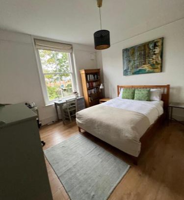 Lee Green House | Large garden-view room in a stylish period property in Lee, near Blackheath, with parking and a friendly Jack Russell