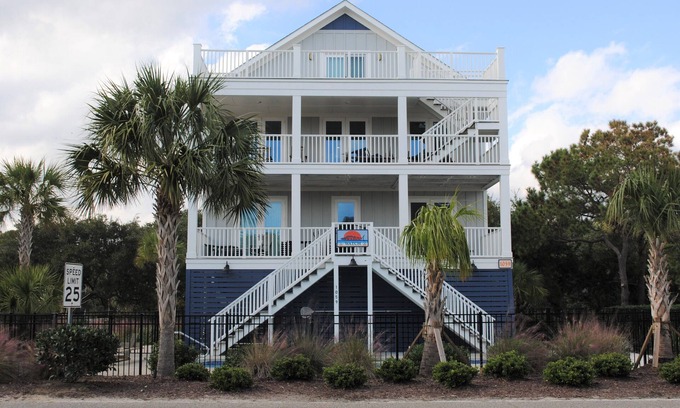 North Litchfield Beach House | Large second row beach home with private swimming pool located at North Litchfield Beach.