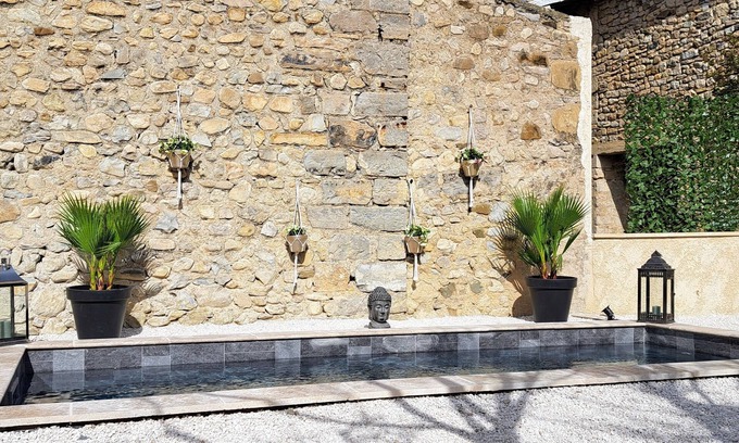 Sainte-Jalle House | Le mazet Sainte-Jalle en Provence, heated swimming pool, enclosed garden, bbq