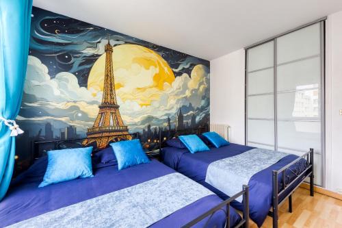 Vanves Apartment | Le Palais des Secrets - 10 minutes de Paris - Balcon