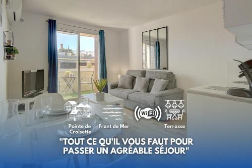 Pointe Croisette Apartment | Le Palm - 100m Plage - Croisette - Verrière Côte d’Azur