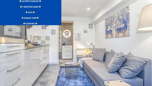 Quartier Chorier-Berriat Apartment | Le Petit Parfait Confort Gare Hamac Netflix