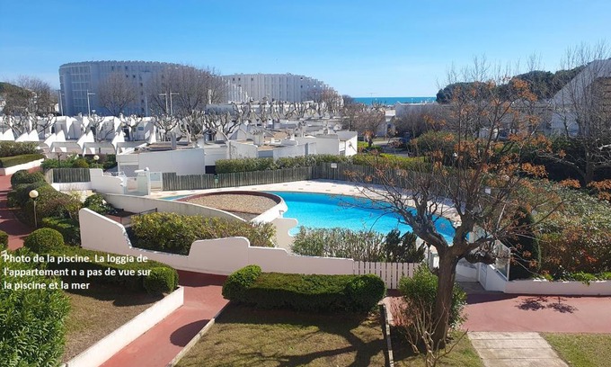 Le Couchant Apartment | Le studio mer, piscine et soleil