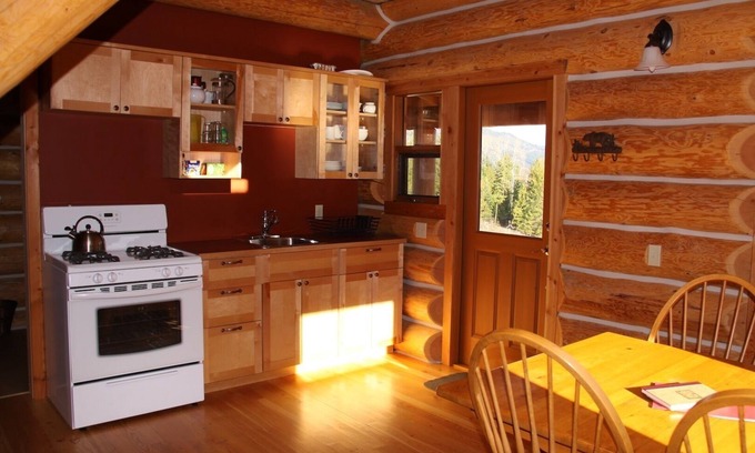 Cherryville Ski Chalet | Log Chalet with private lake in the wilderness area