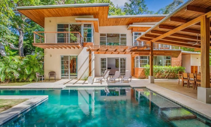 Playa Guiones House | Luxe Modern Villa w/pool yard at premium location