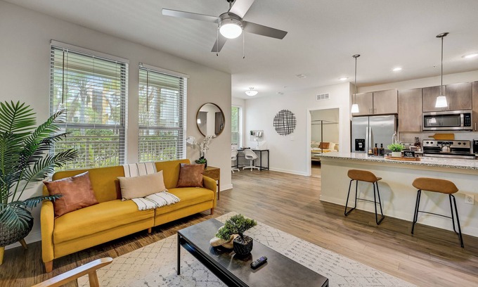 Deerwood Apartment | Luxe Poolside Condo, King Bed, Near Mayo Clinic, St Johns Town Center & Beaches