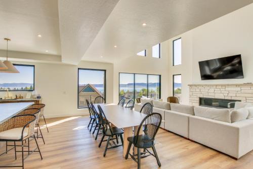 Garden City House | Luxe Retreat with Theater Room Walk to Bear Lake!