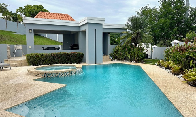 Candelero Abajo House | Luxurious 5-Bedroom Retreat with Pool, Rooftop Views & Game Room in Palmas del Mar