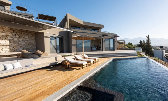 Kokkinon Khorion Villa | Luxurious Villa Milena - With Private Heated Pool