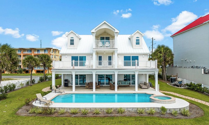 Port St. Joe House | Luxury By the Sea: Gorgeous Beachfront Home, Private Pool, Amazing Views