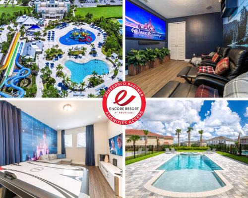West Kissimmee House | Luxury Home With Themed Rooms, Air Hockey Near Disney With Waterpark & Resort Access At Encore Resort - 7699Gr