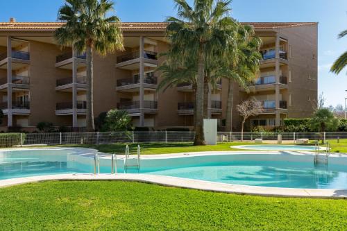 Platja de l'Arenal Apartment | Mármara - Piscina, Balcón y Vistas en Jávea
