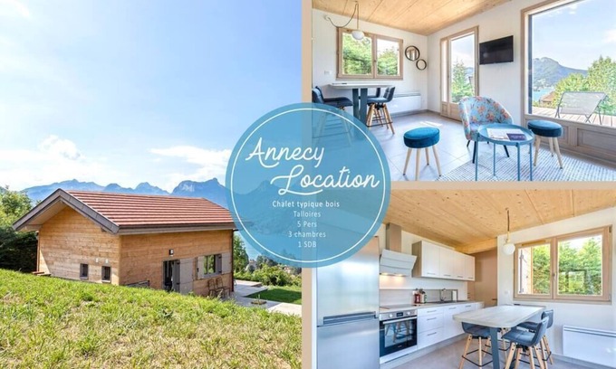 Talloires-Montmin Ski Chalet | Magnificent Chalet : lake and mountain view.