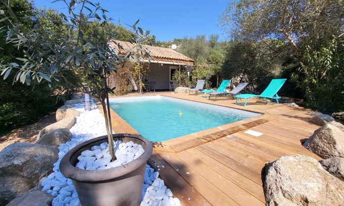 Porto-Vecchio Villa | Maison avec piscine chauffée