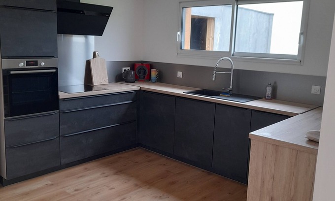 Plouenan House | Maison Bois de Plain Pied à 5 Minutes de la mer ,idéal Pour les Familles