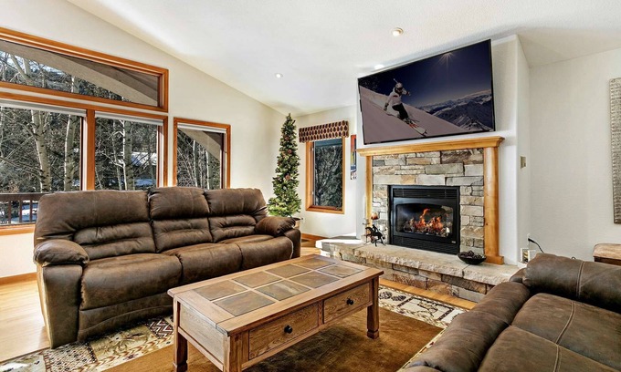 Eagle-Vail House | Make Our Pet Friendly Home Your Next Home! Enjoy the Fenced Yard, Fire Pit + Hot Tub!
