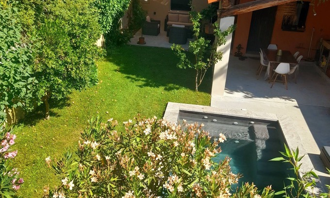 Carpentras House | Mas de ville with swimming pool in a green cocoon - Industrial spirit