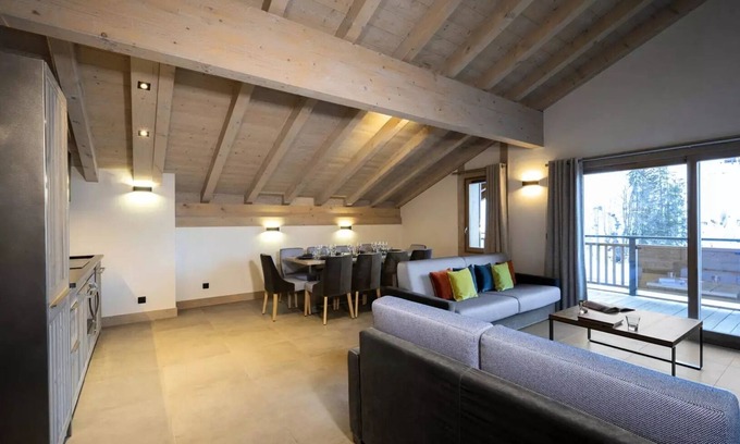 Le Grand-Bornand Apartment | MGM Hotels & Residences - Residence Le Roc des Tours * - 5 Room Apartment 10 People Prestige Mountain View