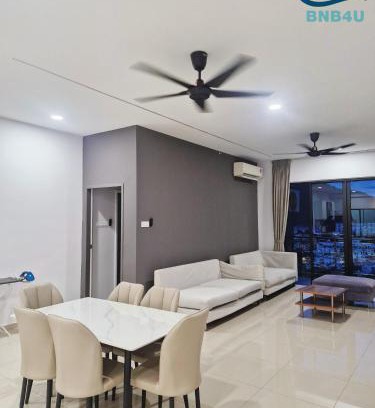 Melayu Apartment | Minimalist Dual-Key Stay 4BR at Farlim Penang by BNB4U