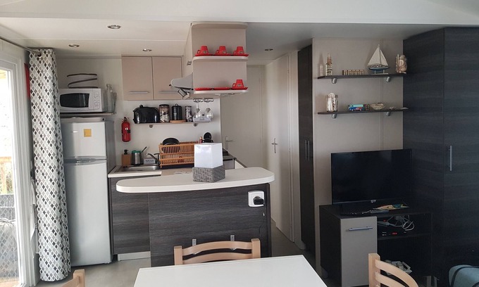 Saint-Julien-en-Born House | Mobile home 64529 TyBreizh Holidays at the Dunes of Contis 3 excluding fun pass