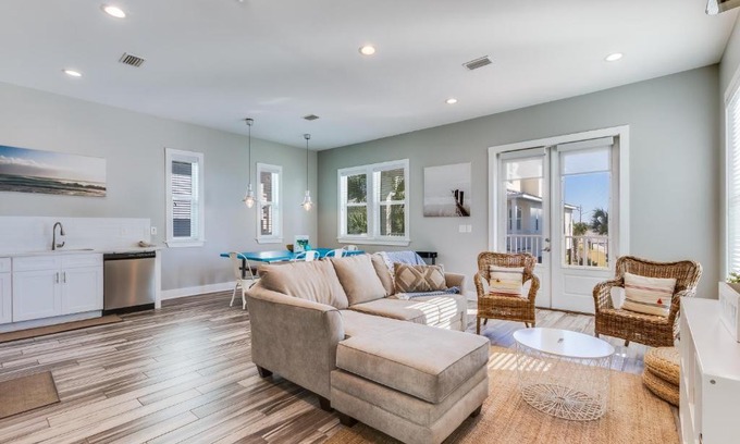 Gulf Shores House | Modern 3 BR Cottage with Community Pool and Directly Across the Street from the Beach!