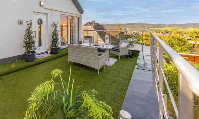 Helmsange Apartment | Modern 3BR 2BA with AC, Terrace & Free Parking near Luxembourg City