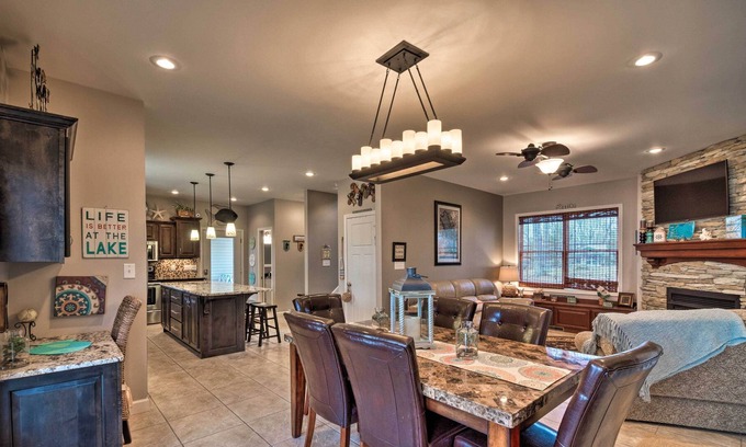 Gilbertsville House | Modern Lake Home w/Private Dock in Moors Area
