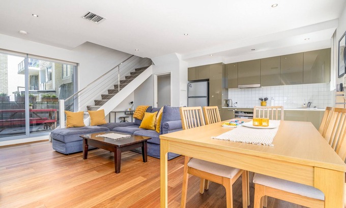 City West Apartment | Modern Two-Story City Pad With Pool, Gym & Sauna