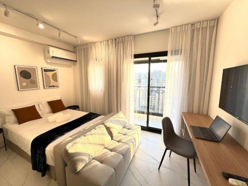 Vila Buarque Apartment | Moralia Consolação - Studios luxo com vista incrível