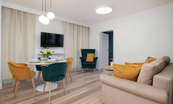 Miedzywodzie Apartment | Na Wydmach A26 Międzywodzie | Family Apartment Near the Beach | Parking & Balco