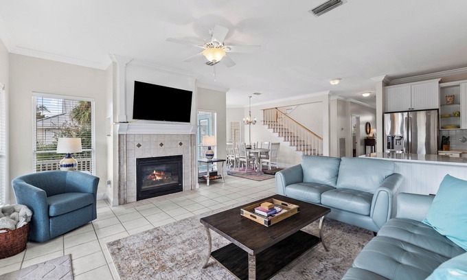 Clipper Cove House | New! Crystal Breeze | 4BR + Bonus | 5-Min Walk to Private Beach | Pool, Bikes & Pet-Friendly