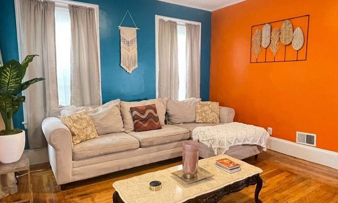 Upper South Providence Apartment | NEW! KING Bed |Renovated| 1st Floor + Minutes to Downtown