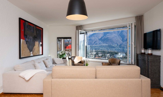 Ascona Apartment | Nice apartment for 4 guests with WIFI, TV, balcony and pets allowed