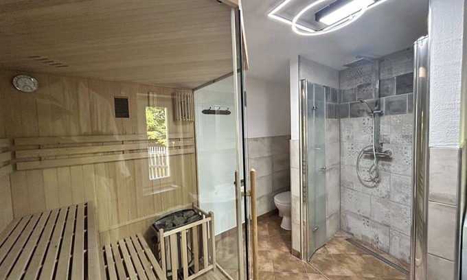 Grossschoenau Apartment | Nice apartment for 5 people with WIFI, hot tub, TV, patio and pets allowed