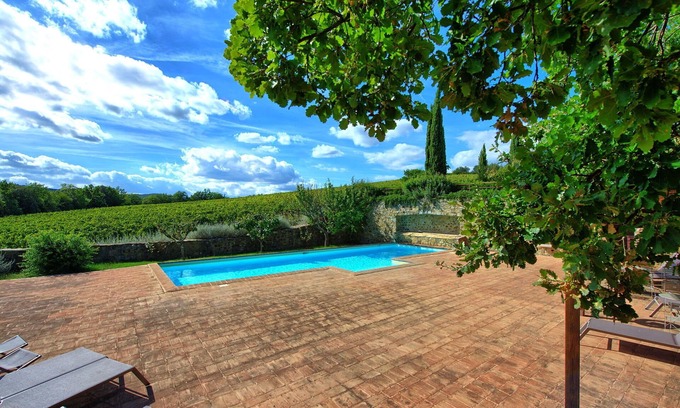 Montalcino Apartment | Nice apartment for 7 people with pool, A/C, TV, pets allowed and panoramic view
