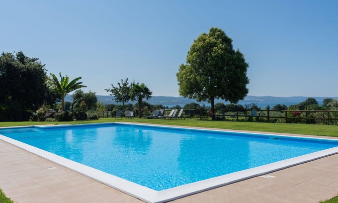 Bolsena Villa | Nice apartment in villa for 12 guests with pool, WIFI, TV and terrace