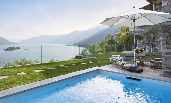 Cardada Villa | Nice apartment in villa for 2 people with pool, internet, patio and panoramic view