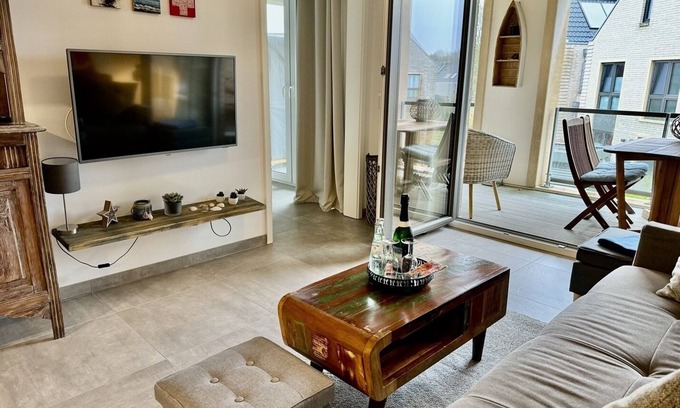 Dangasterweide Apartment | Nordseeliebe Dangast - modern and cozy vacation apartment with balcony