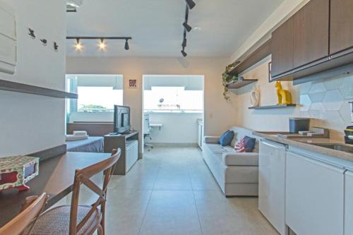 Santo Amaro Apartment | NOW Alto da Boa Vista - Studio Charmoso Premium 517 - Próx Hípica Sto Amaro Autódromo Interlagos Vibra TransamericaExpoCenter - Studio Bem Equipado e Moderno - Estacionamento Incluso