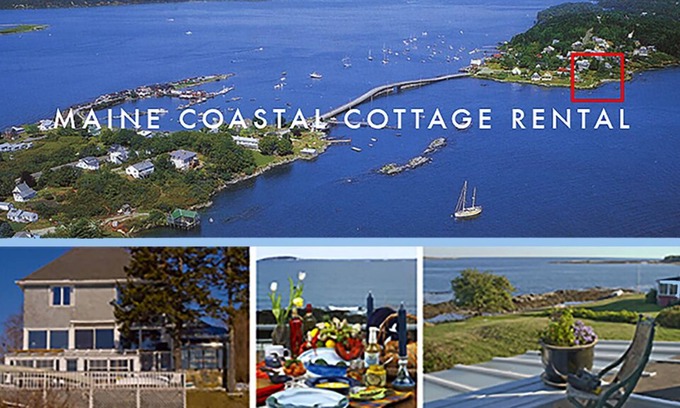 Orrs Island House | Oceanfront Cottage w/ Spectacular Views and Personal Beach