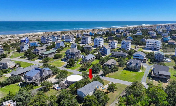Salvo House | Oceanside Dog Friendly Home in Salvo w/Screened Porch and Nearby Beach Access