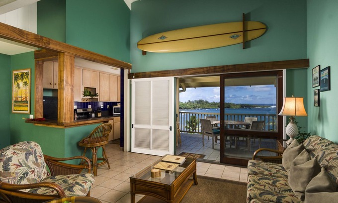 Hana Condo | Oceanview #201 at Hana Kai Maui - 1 Bedroom Upper Floor Corner, Panoramic View!