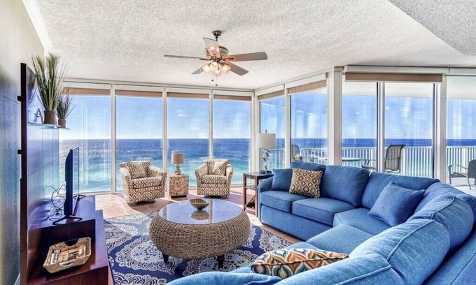 West Panama City Beach Resort | Oct Specials! Corner wraparound views!