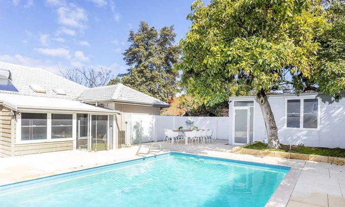 Swanbourne House | Old-world charm in fully renovated house with pool near Cottesloe. Free WIFI