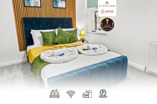Newport Apartment | Olive Haus Stylish & Cosy 4 BR By AltoLuxo Short Lets & Serviced Accommodation With Free Wifi & Parking