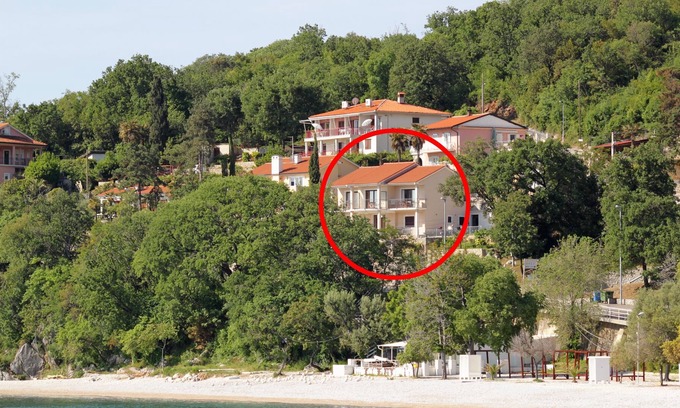 Medveja Apartment | One bedroom apartment near beach Medveja, Opatija (A-3430-c)